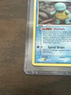 2005 Pokemon EX Delta Species Ditto Squirtle STAMPED Reverse Holo 64/113 (LP) - Image 2