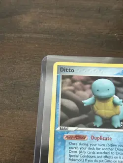 2005 Pokemon EX Delta Species Ditto Squirtle STAMPED Reverse Holo 64/113 (LP) - Image 5