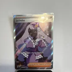Pokemon Jacinthe Full Art Holo Ultra Rare Trainer-Supporter POR 107/089 - Image 1