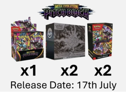 Pokemon Center Pitchblack Presale 1x Boosterbox 2x PKC Etb 2x Booster Bundle - Image 1
