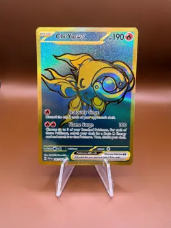 2024 Pokemon TCG Paldean Fates Chi-Yu Ex 241/091 Hyper Rare - Image 1