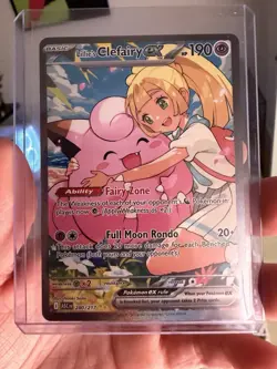 Pokemon TCG Lillie's Clefairy EX 280/217 Ascended Heroes Secret Rare - Image 1