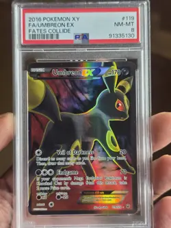 2016 Pokemon Fates Collide Umbreon Ex 119 Psa 8 - Image 3