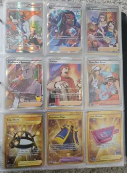 Random Lot Of 8 POKEMON Full Art Holos, EX, And Rare Trainer Cards! - Image 4