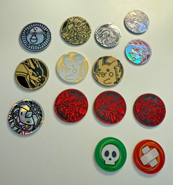Pokemon TCG Coin & Token Lot - Mixed Collection - Image 1
