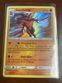 Holo Garchomp 114/236 Rare Unified Minds LP - Image 1
