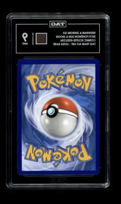 Pokemon Reshiram & Zekrom GX (Alt Art) 222/236 Sm-Cosmic Eclipse Holo TAG 9 - Image 2