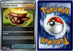 Pokemon Card - Earthen Vessel 163/182 Paradox Rift Uncommon Reverse Holo NM - Image 3