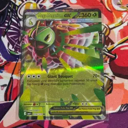 Mega Meganium ex - 010/123 - Double Rare - Pokemon Void Blast (Indonesian) - Image 1