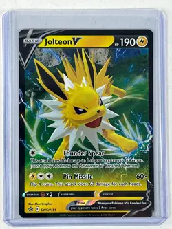 Jolteon V SWSH151 Holo Promo Sword & Shield Promo Pokemon Near Mint - Image 1