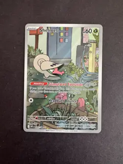 Pokemon Shelmet 093/086 SV White Flare Illustration Rare Holo NM - Image 1