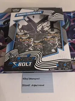 Pokemon TCG: Scarlet & Violet Black Bolt Binder Collection | Factory Sealed - Image 1
