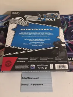 Pokemon TCG: Scarlet & Violet Black Bolt Binder Collection | Factory Sealed - Image 2