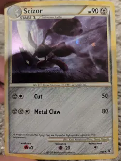 Pokemon TCG Scizor 7/90 Holo Rare Undaunted 2010 - Image 3