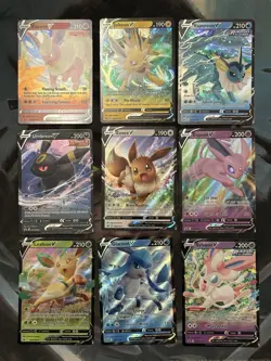 SWSH Complete 9 Card Promo Set Eevee-lutions V Pokemon TCG - Image 1