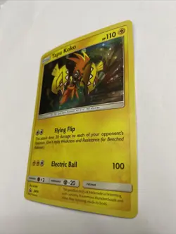 Pokemon Tapu Koko SM30 HOLO RARE SUN & MOON PROMO TCG NEAR MINT NM CARD - Image 4