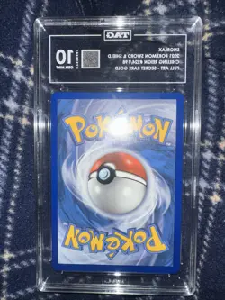 Pokemon Snorlax Chilling Reign Gold Secret Rare Card #224/198 Tag 10 Gem Mint - Image 2