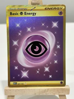 Pokemon TCG Basic Psychic Energy 207/165 S&V Hyper Rare Card (NM Condition) - Image 1