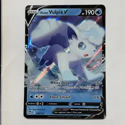 Alolan Vulpix V 033/195 Ultra Rare Pokemon Card - Image 1
