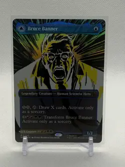 Bruce Banner #390 - Marvel Super Heroes (MSH) Mythic Borderless Holo MTG Card - Image 1