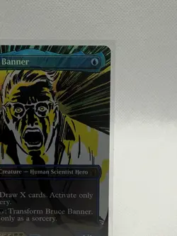 Bruce Banner #390 - Marvel Super Heroes (MSH) Mythic Borderless Holo MTG Card - Image 2