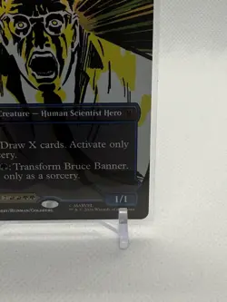 Bruce Banner #390 - Marvel Super Heroes (MSH) Mythic Borderless Holo MTG Card - Image 3