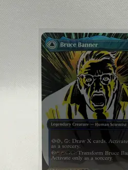 Bruce Banner #390 - Marvel Super Heroes (MSH) Mythic Borderless Holo MTG Card - Image 5