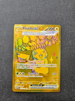 Pikachu EX Prismatic Evolutions Holo Card 179/131 - Image 1