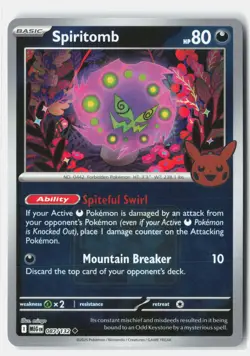 Spiritomb - (Pokeween 2025) Promo Reverse Holo Miscellaneous Cards087/132 NM - Image 1