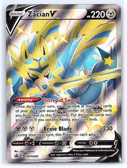Zacian V (Shiny) - Promo SWSH: Sword & Shield Promo Cards SWSH292 MP - Image 1