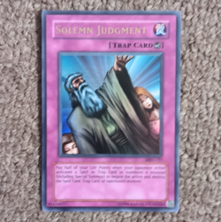 Konami Yu-Gi-Oh! Solemn Judgment MRD-127 Metal Raiders Trap Card EN - Image 1