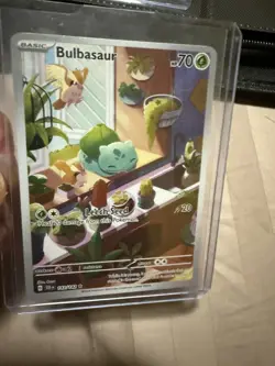 Pokemon Bulbasaur Stellar Crown #143/142 IR NM Condition - Image 1