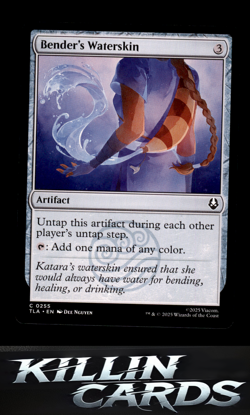 Bender's Waterskin 255 Magic C Avatar: The Last Airbender Card NM - Image 1