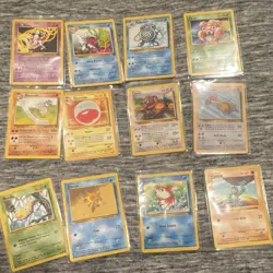 Massive Vintage Pokemon LOT! 61 cards total! All LP to NM! Top loader shipping! - Image 3