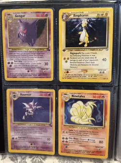 Vintage Pokemon Binder Collection Lot of 100+ Cards WOTC Holos, Mid Era And Mod - Image 2