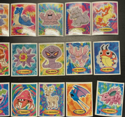 Merlin 2 Pokedex Pokemon Series Sticker album evolutions lot. rare vintage - Image 4