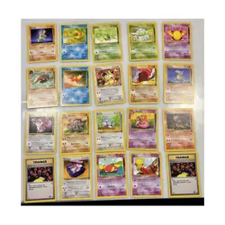 Pokemon Team Rocket 20 Card Vintage Lot Meowth Psyduck Bulbasaur Magikarp NM-LP - Image 1
