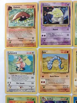 Vintage Pokemon Lot Of 20 WOTC Base Set Jungle Fossil Lot Unlimited MP - Image 2