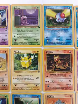 Vintage Pokemon Lot Of 20 WOTC Base Set Jungle Fossil Lot Unlimited MP - Image 3