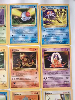 Vintage Pokemon Lot Of 20 WOTC Base Set Jungle Fossil Lot Unlimited MP - Image 4