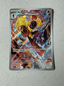 Pokemon Armarouge Illustration Rare #086/084 Pitch Black - Image 1