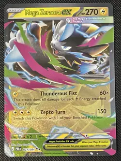 Mega Zeraora ex 027/084 ME: Pitch Black NM PRERELEASE - Image 1