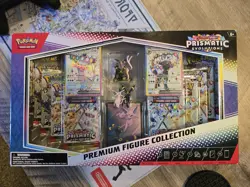Pokemon Prismatic Evolutions Premium Figure Collection SEALED W/DENTS - Image 1