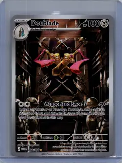 DOUBLADE 098/088 HOLO ILLUSTRATION RARE PERFECT ORDER POKEMON NM - Image 1