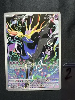 Xerneas 91/86 Illustration Rare Pokemon Chaos Rising NM 2 - Image 1