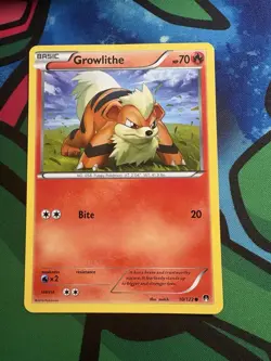Pokemon TCG BREAKpoint - Growlithe Drop 10/122 Reverse Holo/Regular Arcanine LP - Image 4