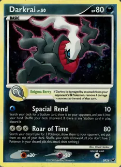 Darkrai DP24 Holo Promo Diamond and Pearl Promos Pokemon Moderately Played - Image 1