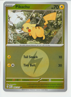 Pikachu 055/217 - Ascended Heroes - Reverse Holo - Pokemon TCG - NM - Image 1