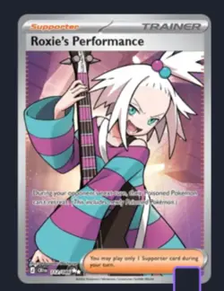 Pokemon TCG Roxie's Performance 228/236 Cosmic Eclipse Ultra Rare Full Art Holo - Image 1