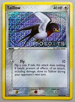 Pokemon Taillow #80/107 Reverse Holo - 2005 EX Deoxys - Near Mint (NM) Condition - Image 1